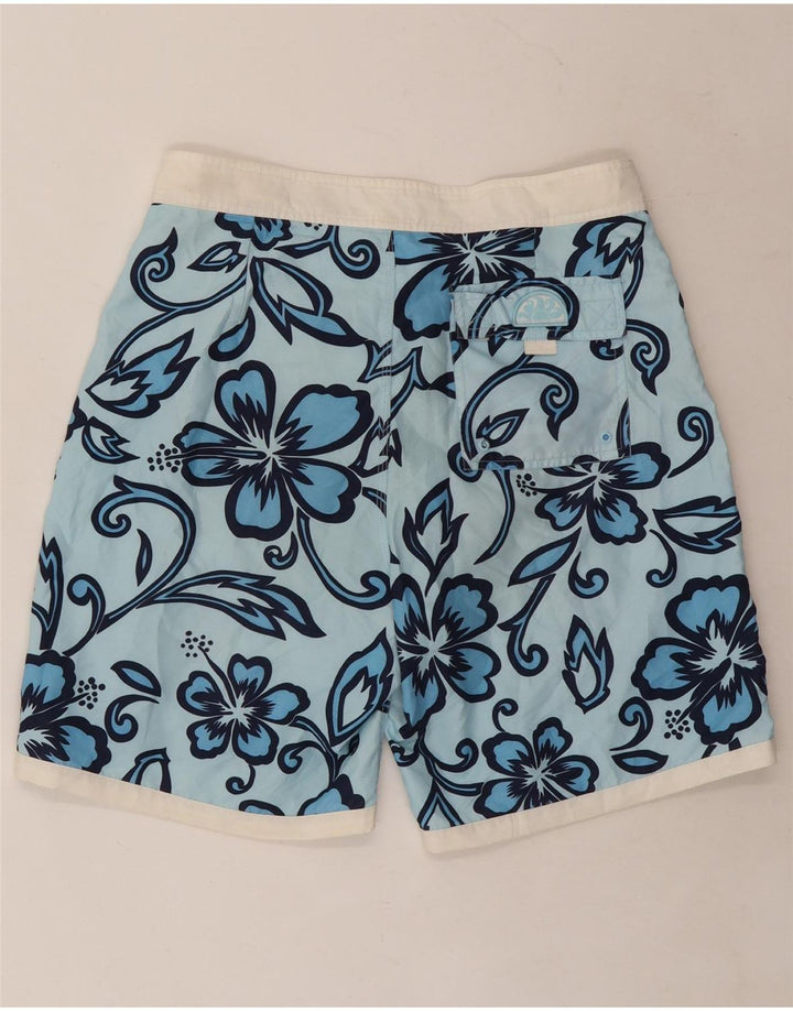 Sundek Herre badeshorts Medium Blue Floral Polyester