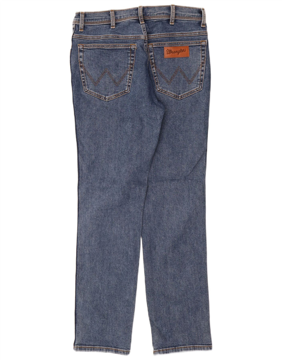 Wrangler Herre Texas Slim Jeans W32 L32 Blå Bomuld