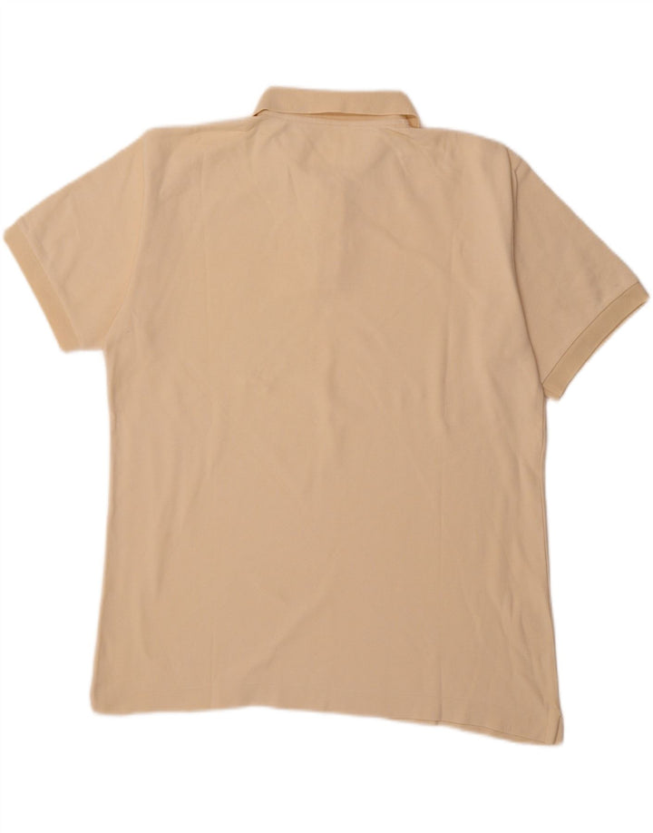 FILA Mens Polo Shirt IT 52 Large Beige Cotton Vintage Fila and Second-Hand Fila from Messina Hembry 