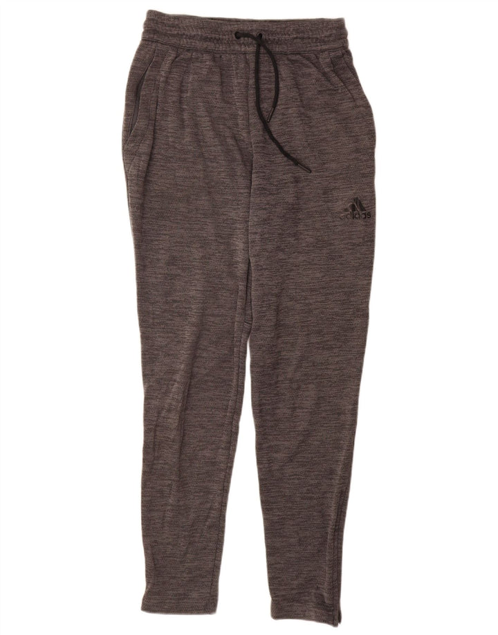 ADIDAS Træningsdragtsbukser til mænd Små grå flækkede polyester