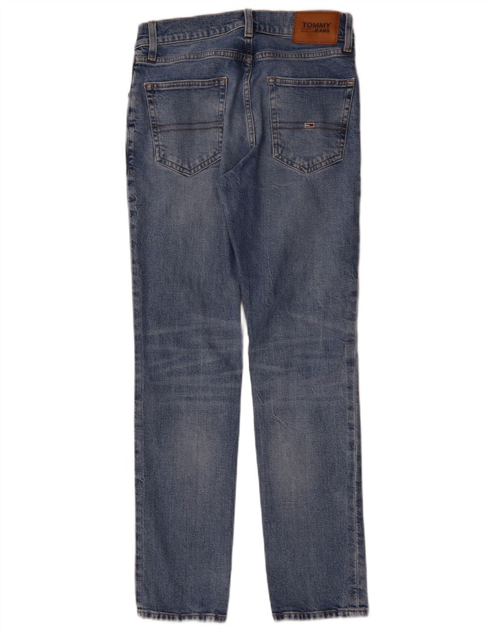 TOMMY HILFIGER Slim Jeans til kvinder W28 L30 Blå Bomuld