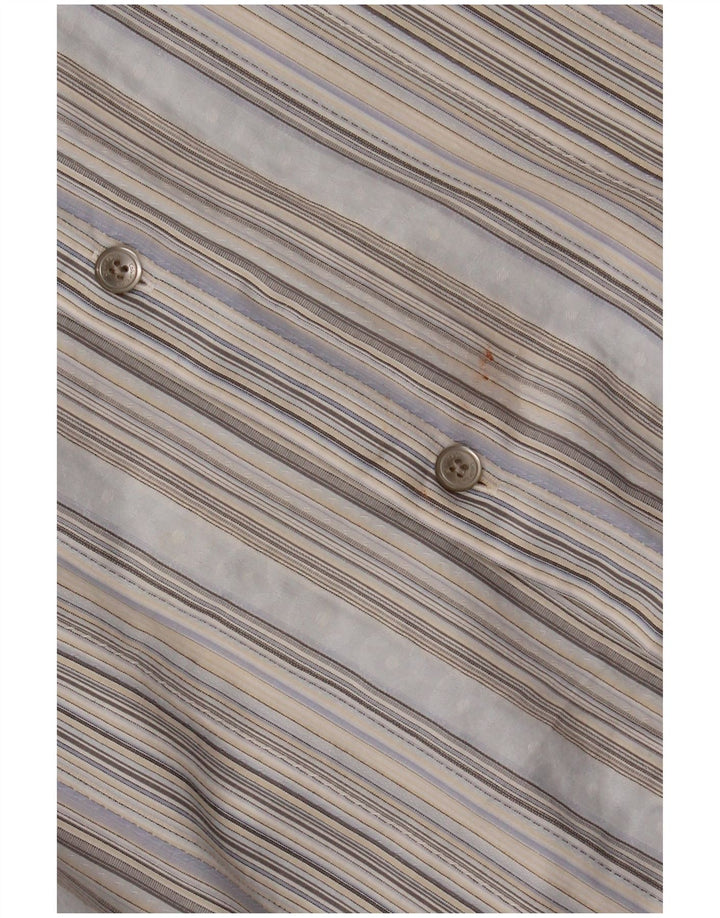 CALVIN KLEIN Herreskjorte Mellemblå stribet bomuld