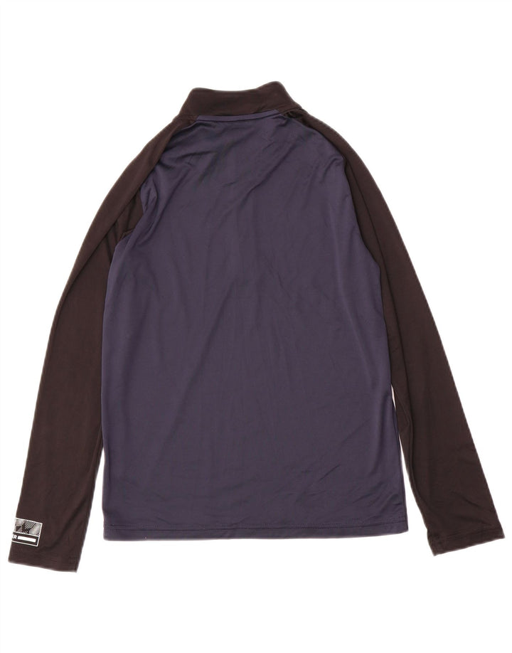 PUMA Boys Pullover Træningsdragt Top 11-12 år Navy Blue Colourblock