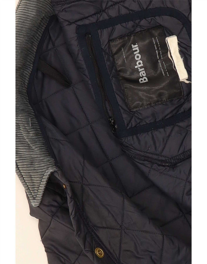 Barbour Boys Quiltet jakke 4-5 år Navy Blue Classic
