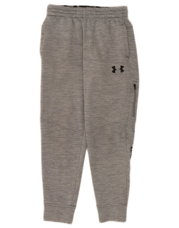 Under Armour drenge grafisk træningsdragt bukser jogger 9-10 år mellemgrå