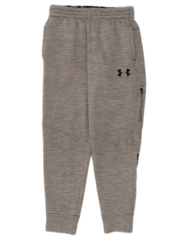 Under Armour drenge grafisk træningsdragt bukser jogger 9-10 år mellemgrå