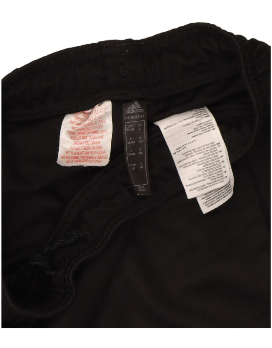 Adidas Boys Aeroready Tracksuit Bukser 13-14 år Sort Polyester