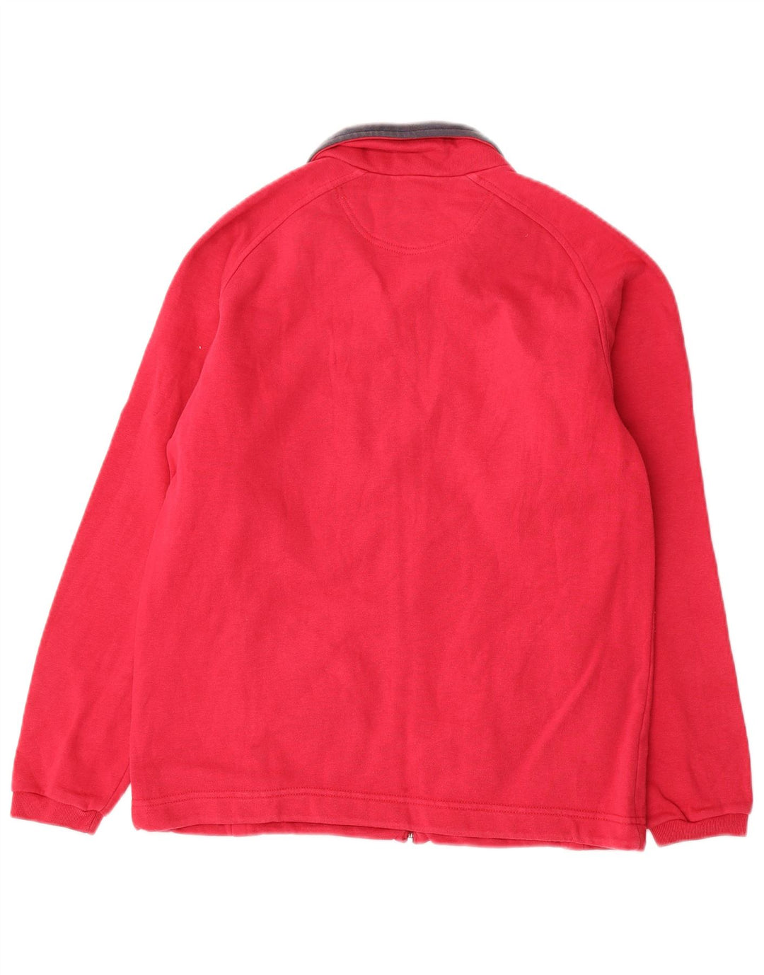 Champion Womens Oversized Tracksuit Top Jacket UK 10 Small Red Bomuld