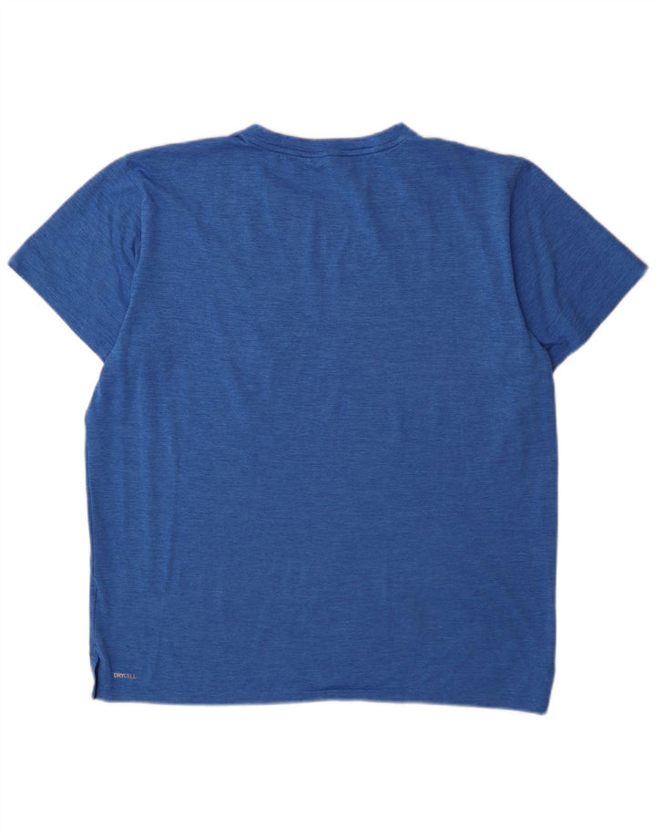 Puma Herre Grafisk T-Shirt Top Stor Blå