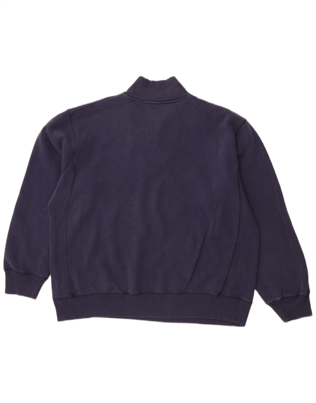 NIKE sweatshirt med lynlås til mænd UK 45/47 XL marineblå bomuld