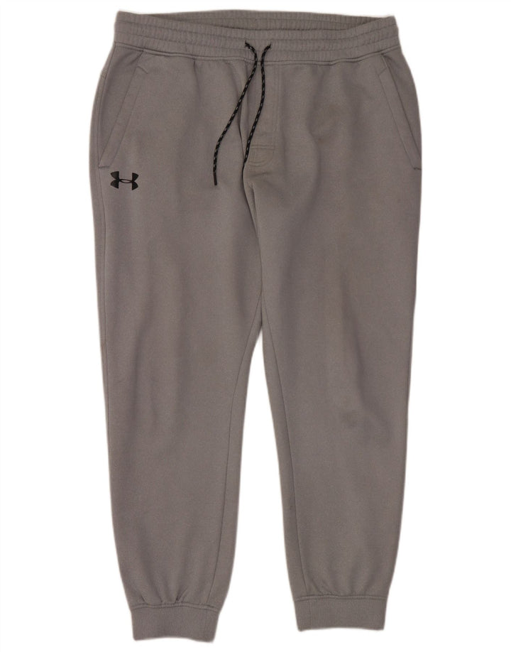 Under Armour Herre Cold Gear Træningsdragt Bukser Joggers XL Grå Polyester