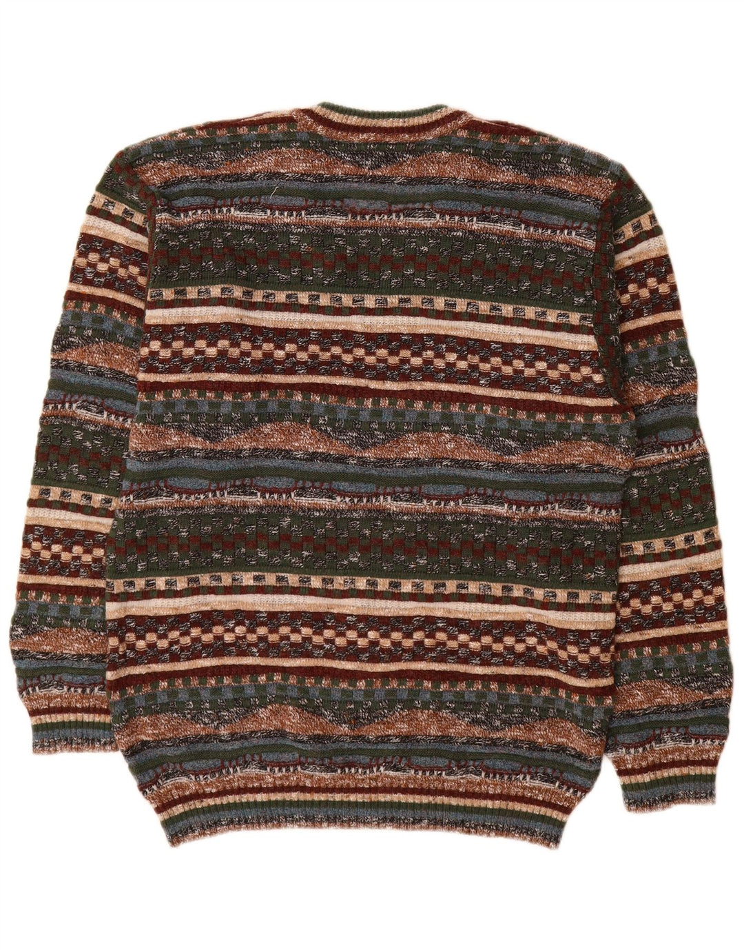 GARDEUR Herre V-hals sweater Medium Flerfarvet Geometrisk