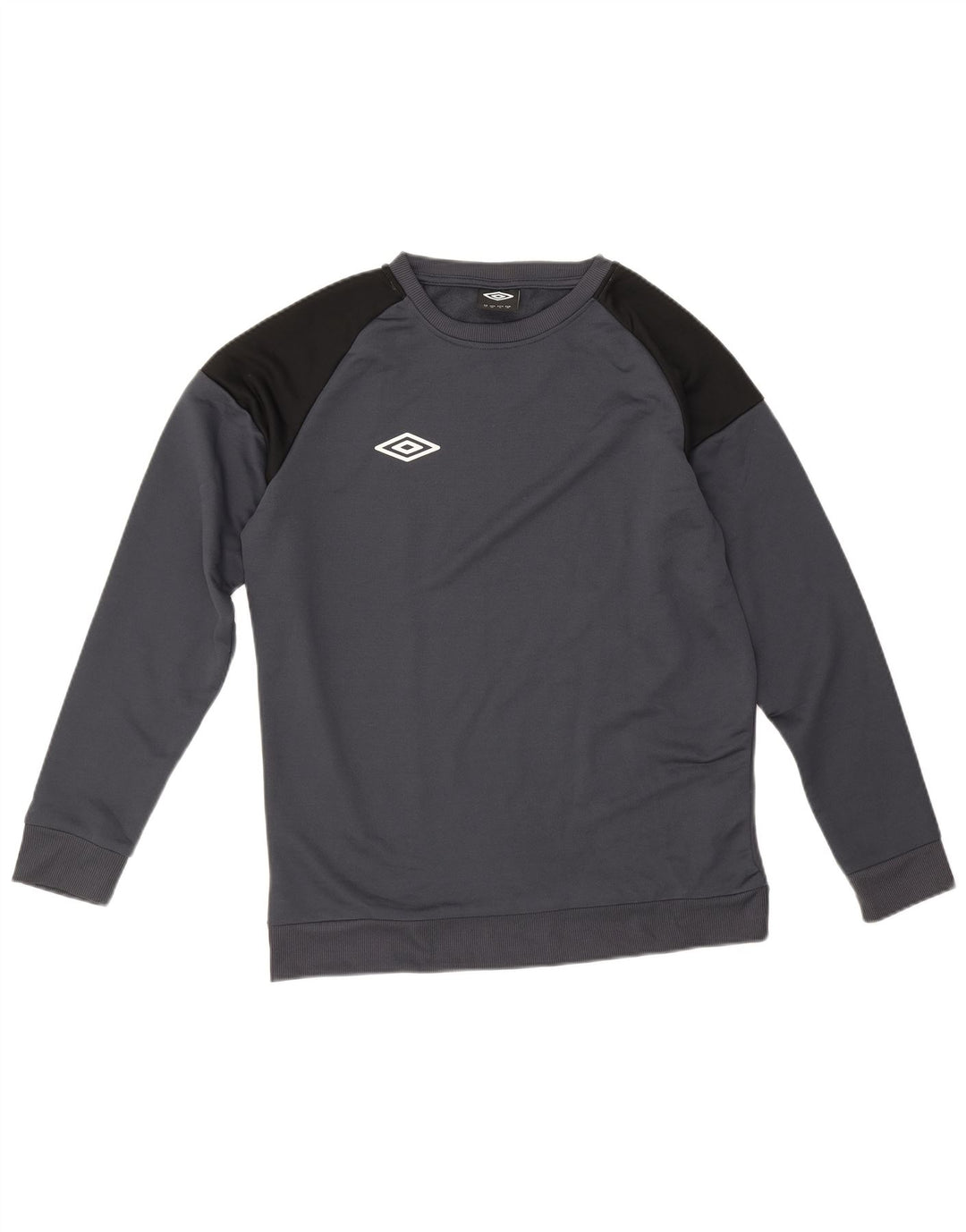 Umbro Herre Sweatshirt Jumper Medium Grå Colourblock Polyester