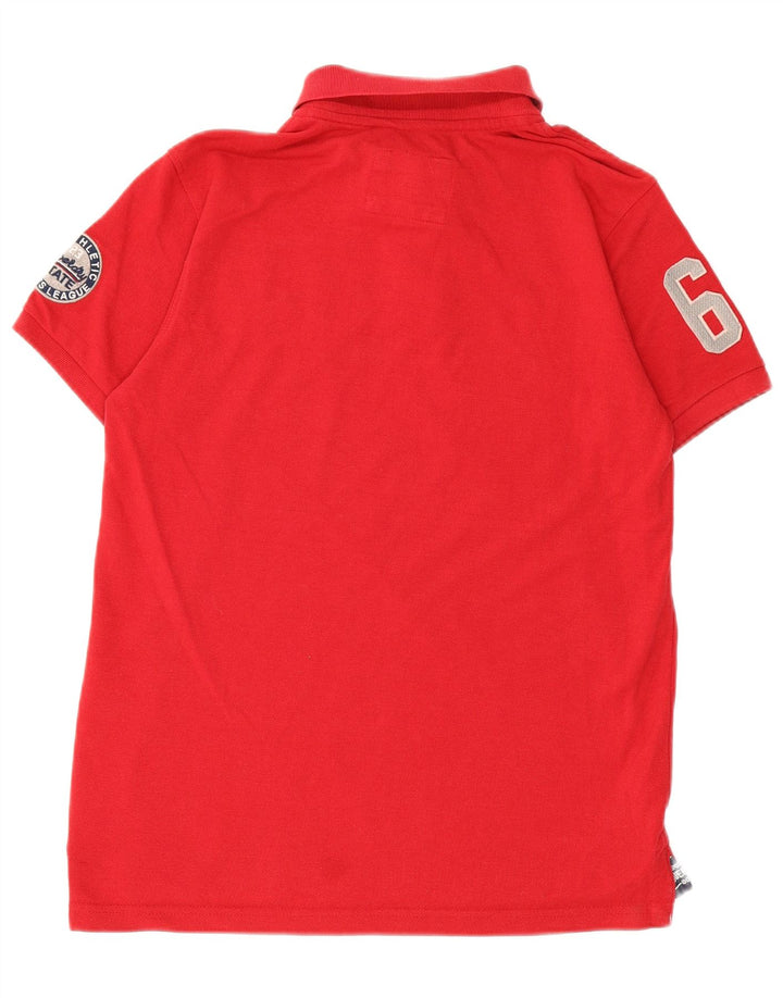 Superdry grafisk poloshirt til mænd, stor rød