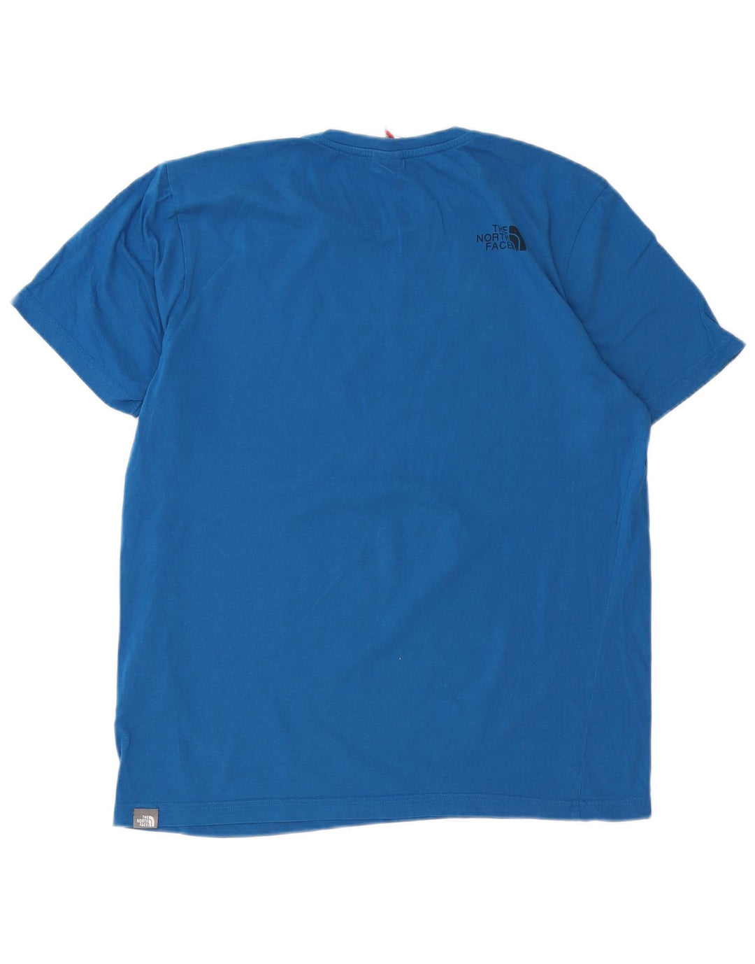 THE NORTH FACE Herre T-Shirt Top Stor Blå Bomuld