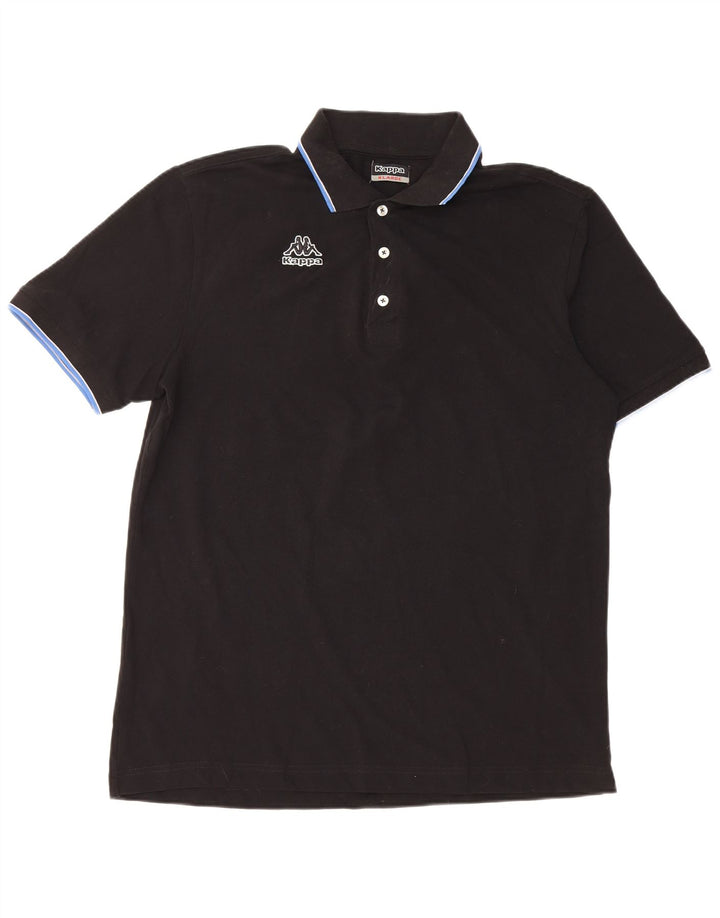 Kappa herre poloshirt XL sort bomuld