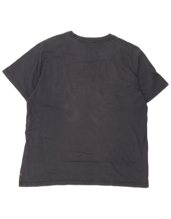 Levi's Herre Relaxed Grafisk T-Shirt Top Stor Grå