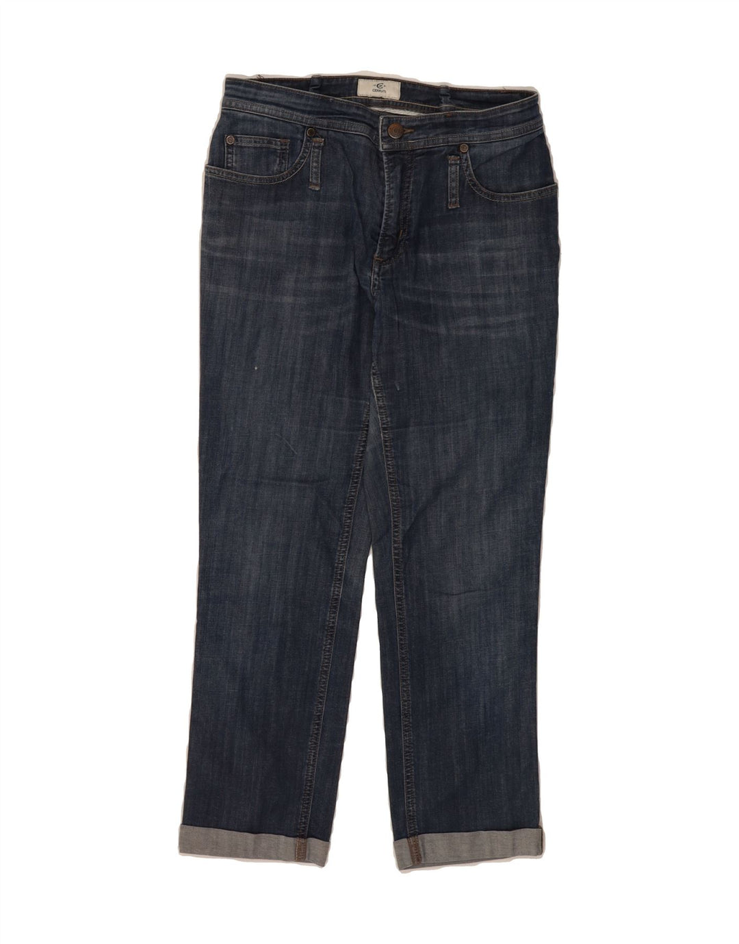CERRUTI Womens Cropped Jeans W28 L23 Navy Blue Vintage Cerruti and Second-Hand Cerruti from Messina Hembry 