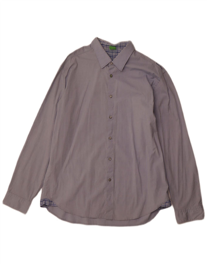 Hugo Boss Herreskjorte 2XL Blå Bomuld