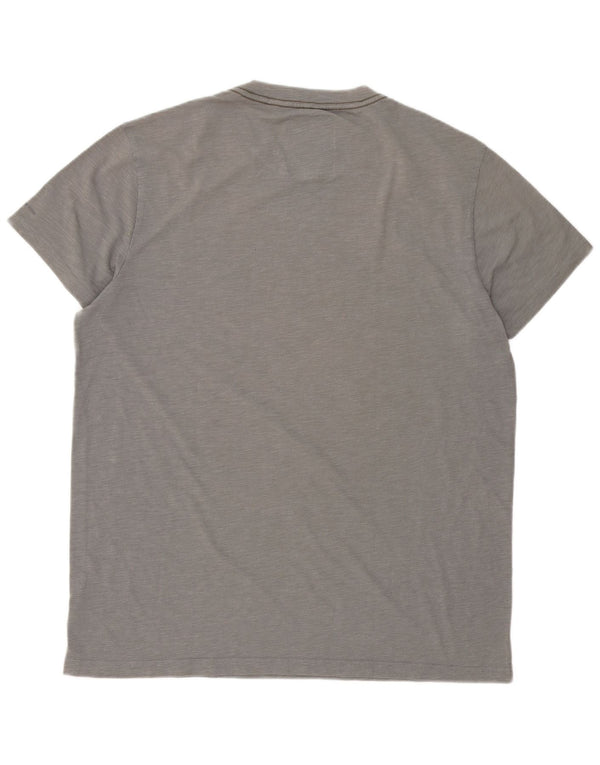 G-STAR Herre Regular Fit Grafisk T-Shirt Top XL Grå Bomuld