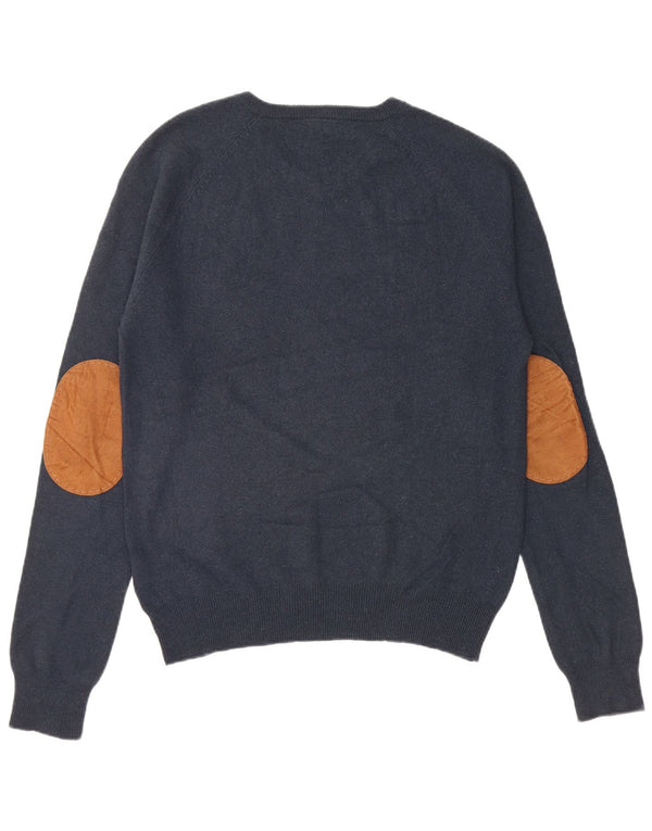 TIMBERLAND Herre V-hals sweater Medium Marineblå Uld