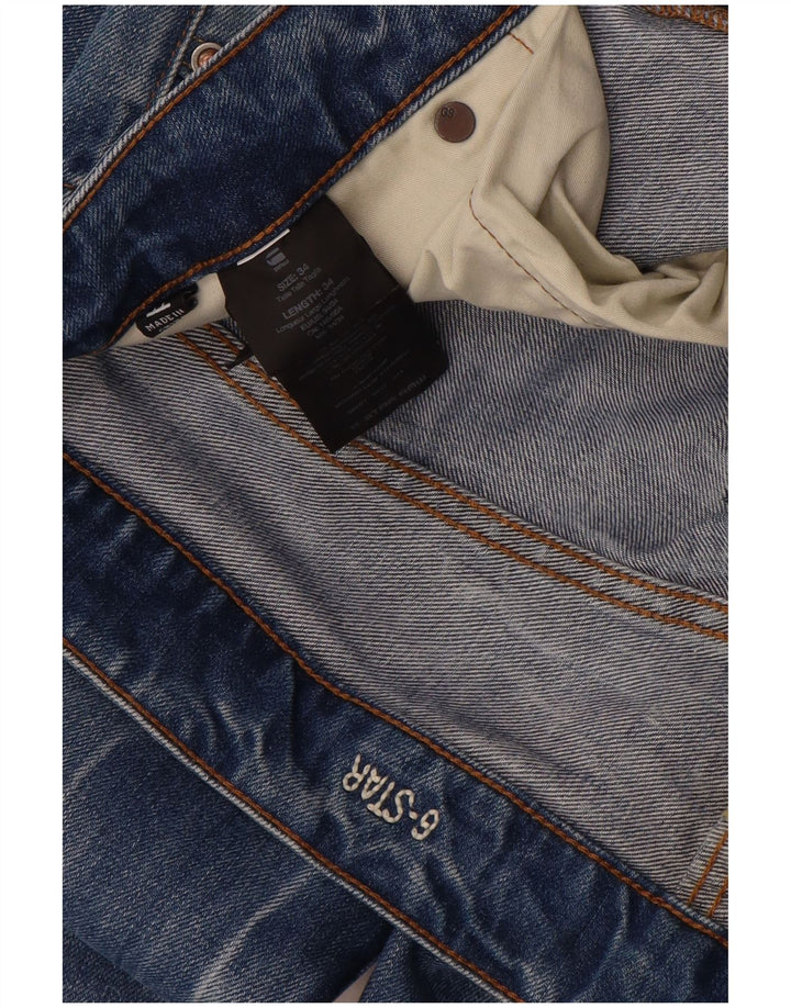 G-Star lige jeans til kvinder W34 L34 blå bomuld