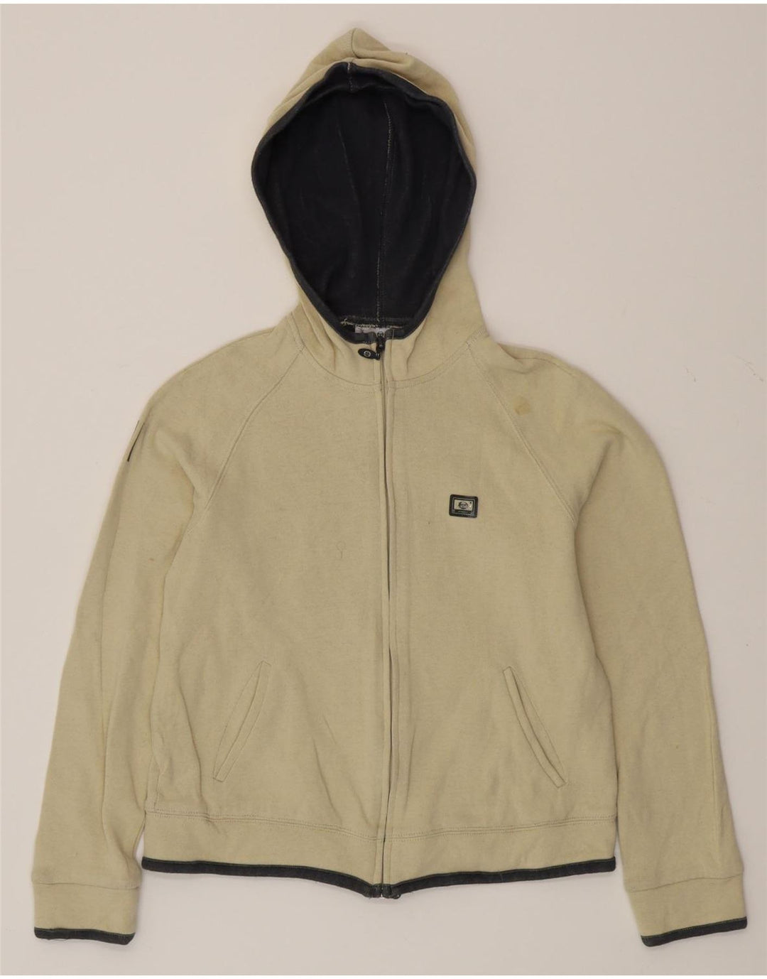 SERGIO TACCHINI Dame-hættetrøje med lynlås IT 44 Medium Beige Bomuld
