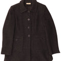 Laura Ashley Dame Overfrakke UK 12 Medium Grey Uld
