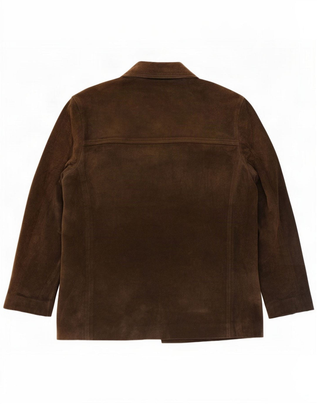 Benetton Ruskindsjakke til mænd UK 38 Medium Khaki Læder