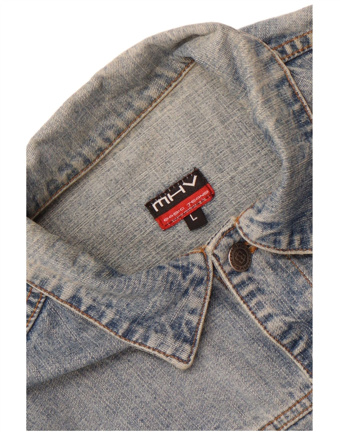 Vintage Dame denimjakke UK 16 Large Blue