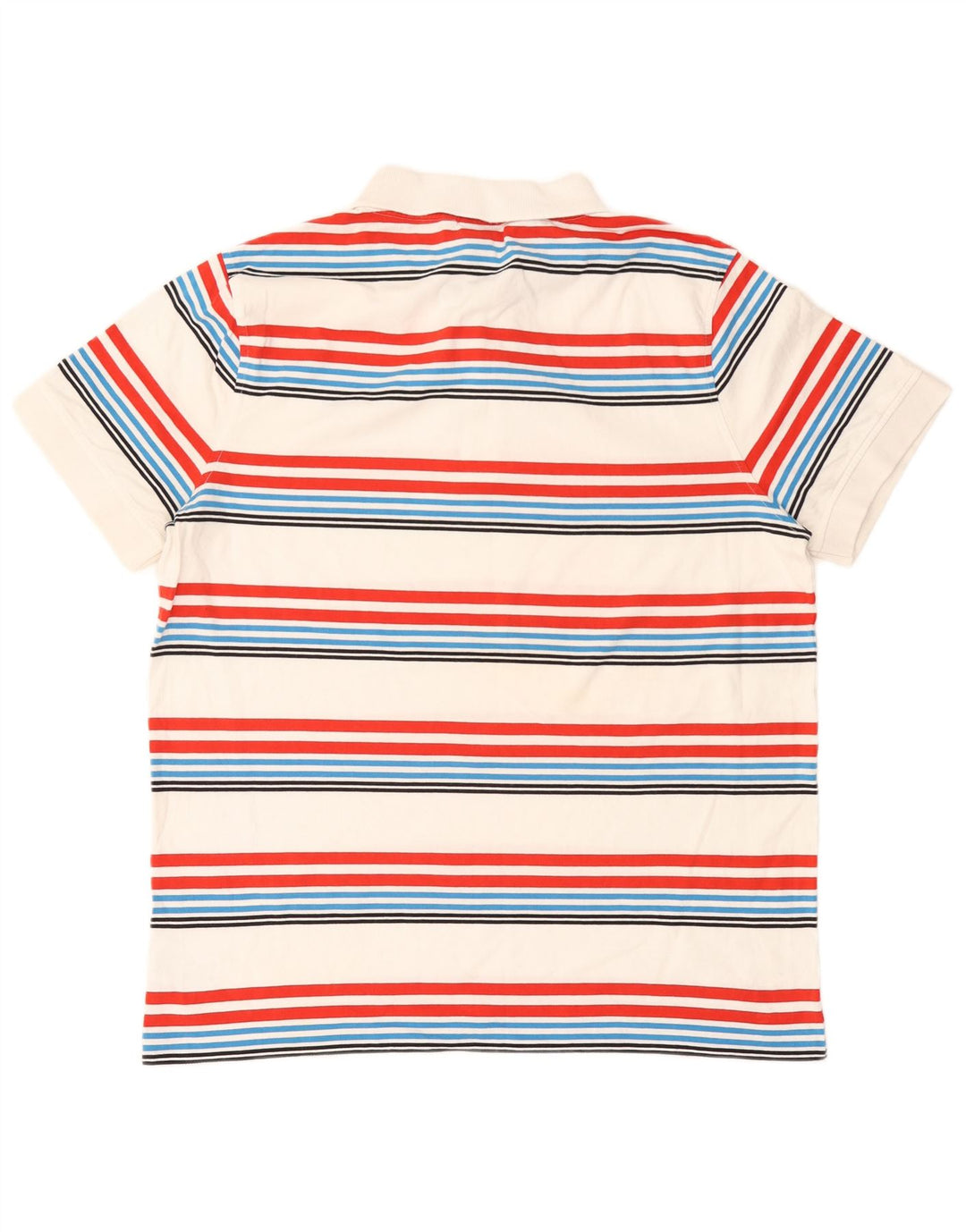 Animal Herre poloshirt Stor flerfarvet stribet bomuld