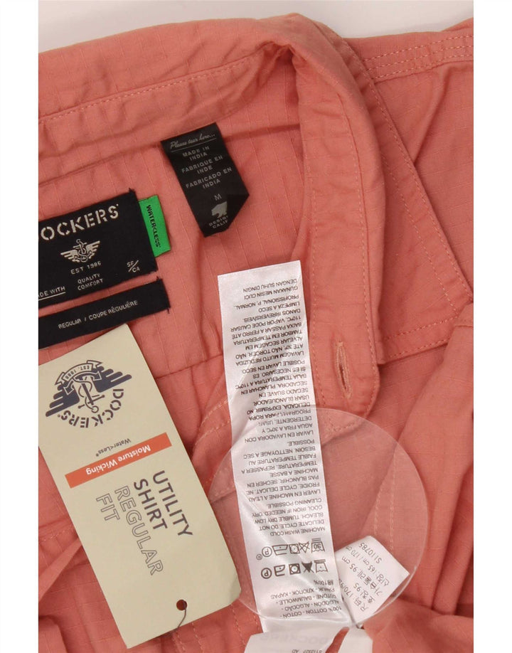 Dockers Kortærmet Herreskjorte med normal pasform Medium Orange Bomuld