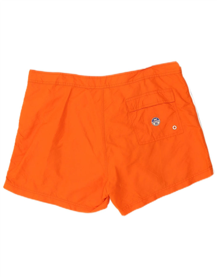 North Sails Herre Grafiske Badeshorts Stor Orange Polyamid