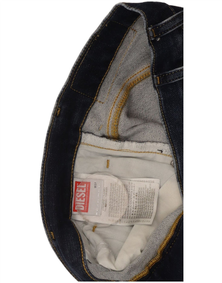 Diesel Dame Skinny Jeans W27 L30 Blå Bomuld