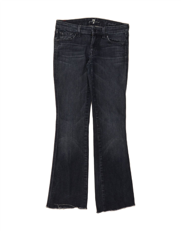 7 FOR ALL MANKIND Womens Bootcut Jeans W27 L31 Blue Cotton Vintage 7 For All Mankind and Second-Hand 7 For All Mankind from Messina Hembry 