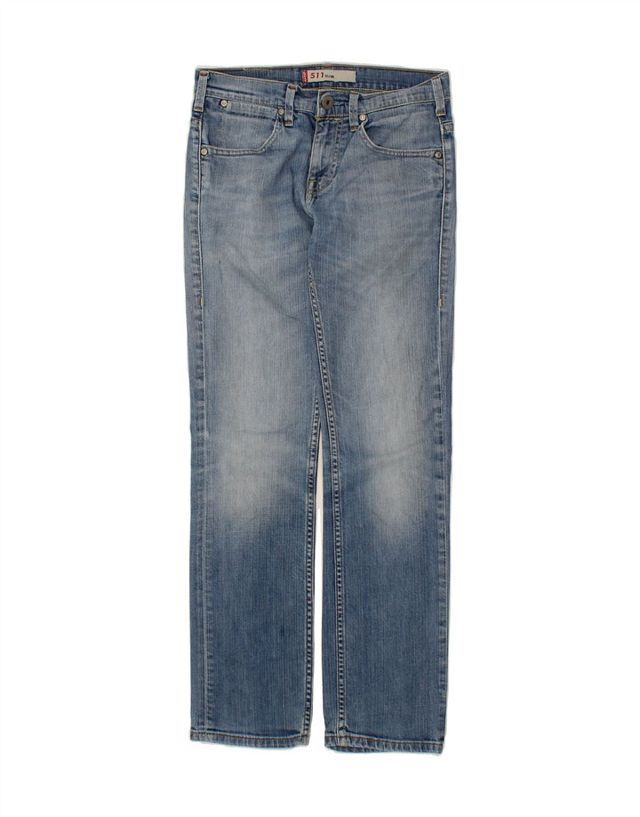 LEVI'S Womens 511 Slim Jeans W29 L32 Blue Cotton Vintage Levi's and Second-Hand Levi's from Messina Hembry 