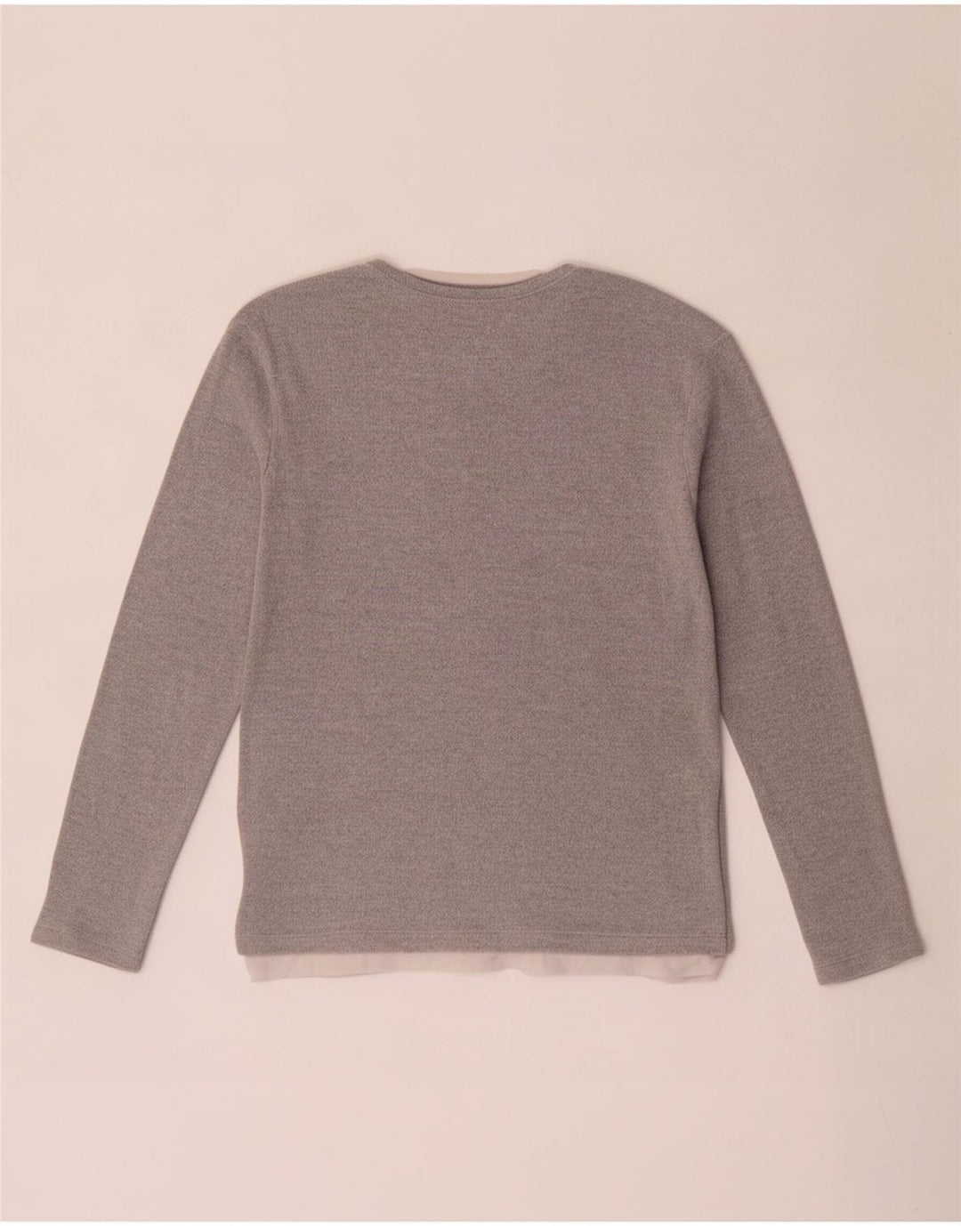 Zara Herre Top Langærmet Lille Grå Colourblock