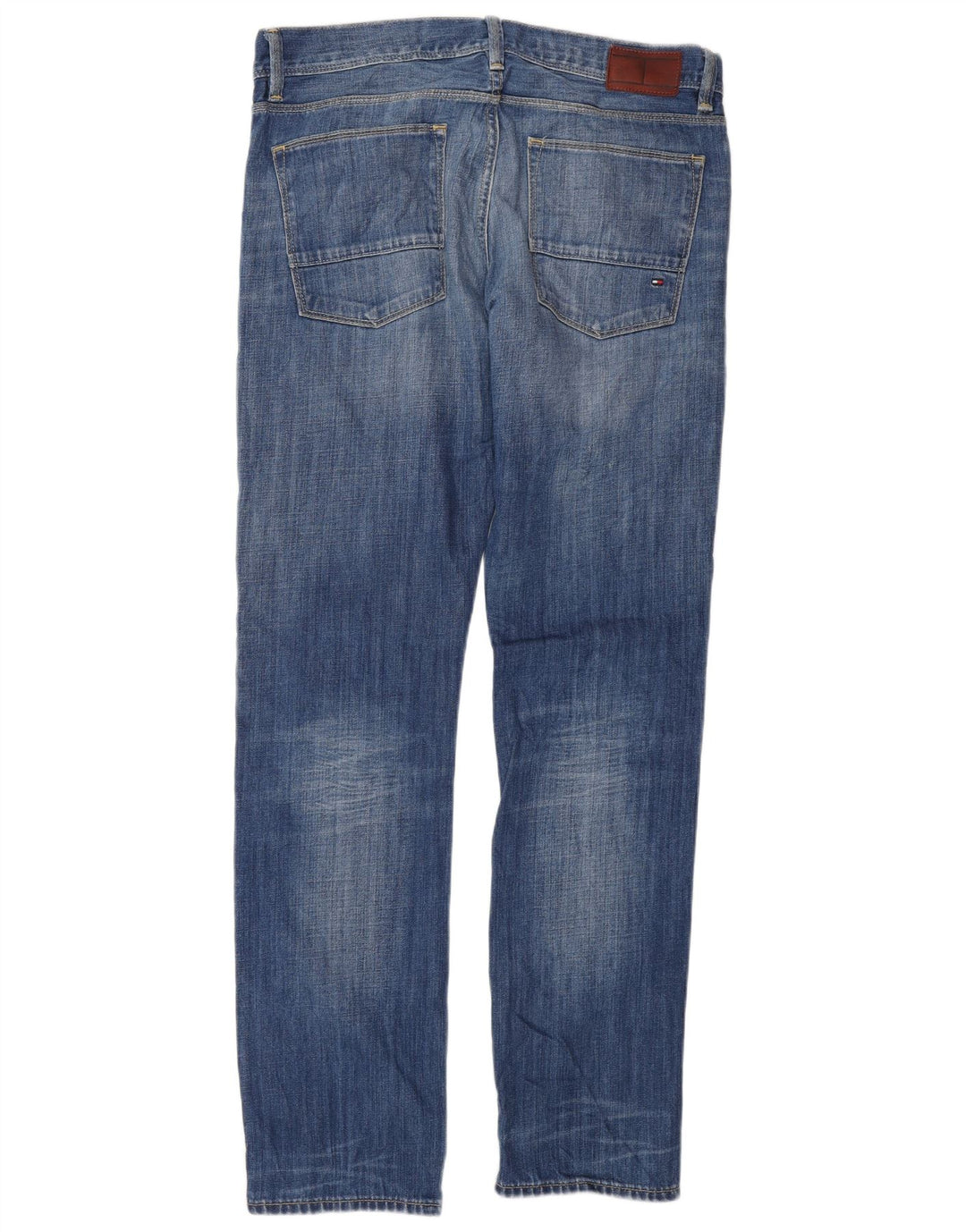 TOMMY HILFIGER Benton Straight Jeans til mænd W32 L32 Blå Bomuld