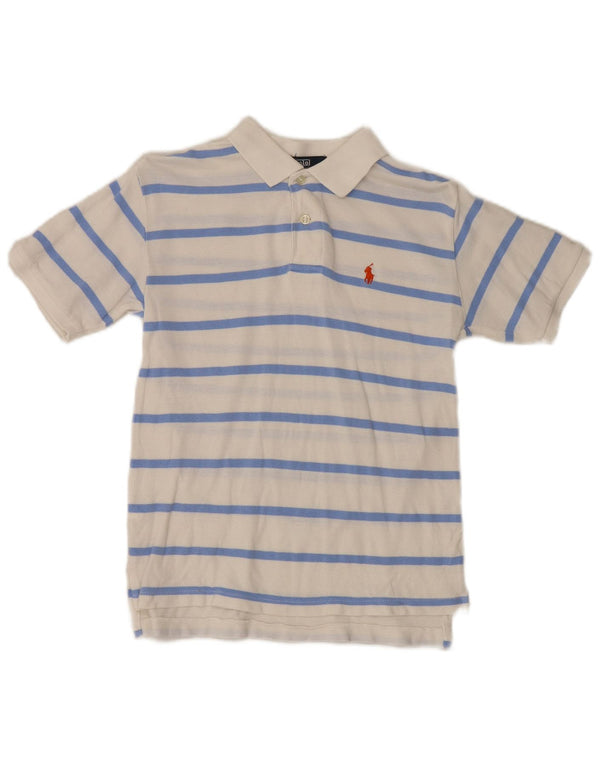 Polo Ralph Lauren drengeskjorte 7-8 år Lille hvid stribet