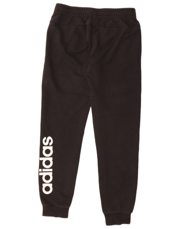 Adidas Grafisk træningsdragt bukser til kvinder Joggers UK 8/10 Small Black Bomuld