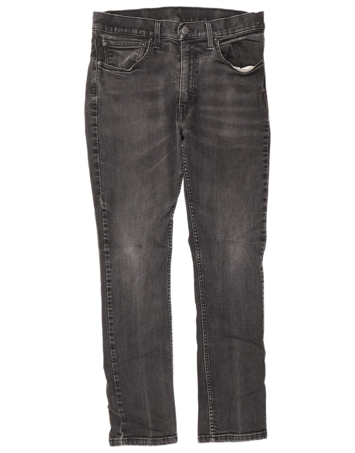 Levi's Herre 511 Slim Jeans W34 L30 Sort Bomuld