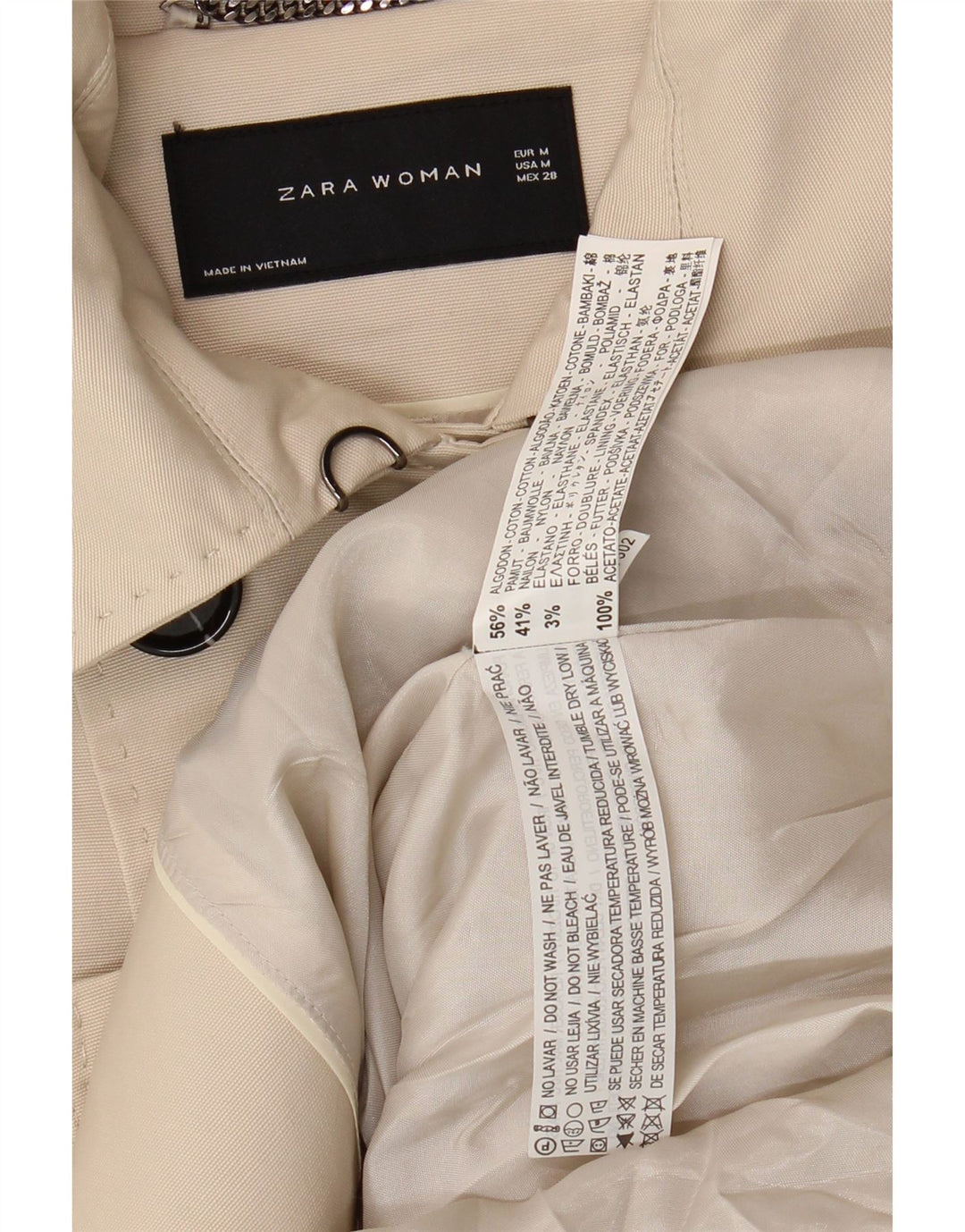 Dame dobbeltradet frakke UK 12 Medium