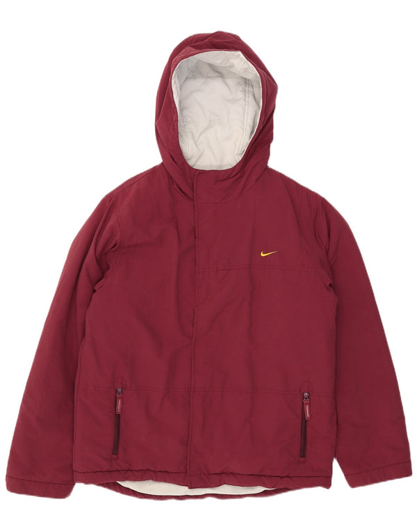 Nike drenge hætte vindjakke 14-15 år XL Burgundy