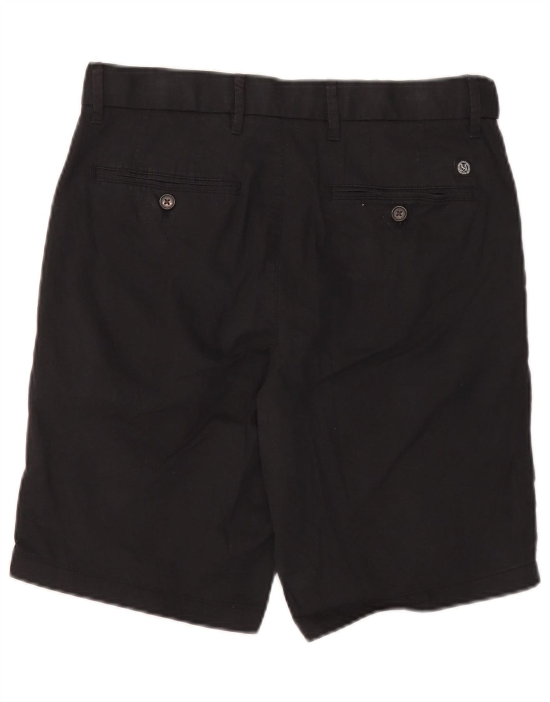 Marks & Spencer Herre Chino Shorts W30 Medium Sort Bomuld