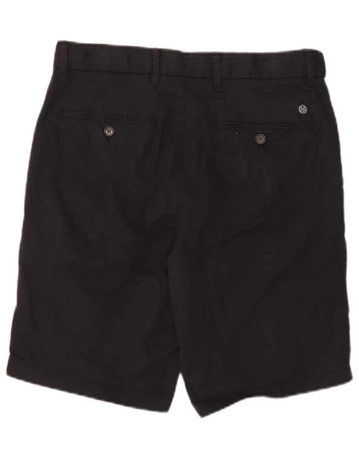 Marks & Spencer Herre Chino Shorts W30 Medium Sort Bomuld