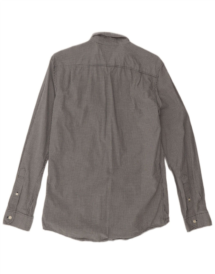 Jack Wills Herre Classic Fit skjorte lille sort Gingham bomuld