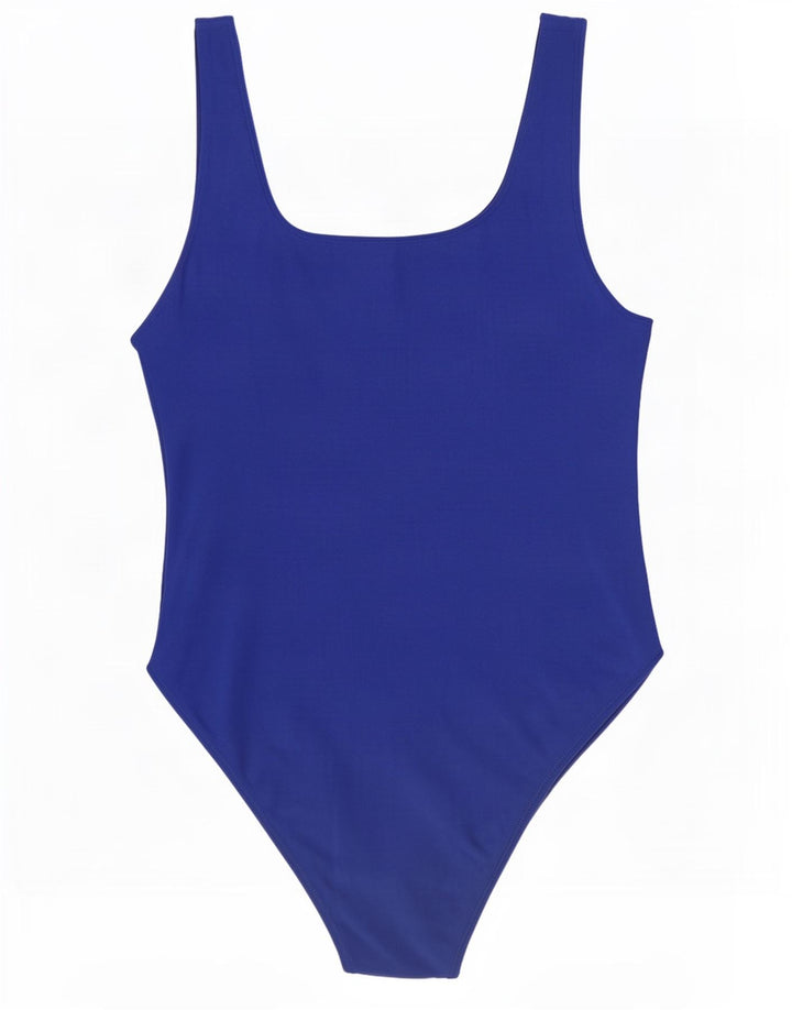 Zara Dame Trafaluc Ærmeløs Bodysuit UK 14 Large Blue Polyester