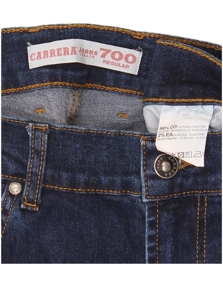 Carrera Herre 700 Regular Straight Jeans W34 L30 Marineblå Bomuld