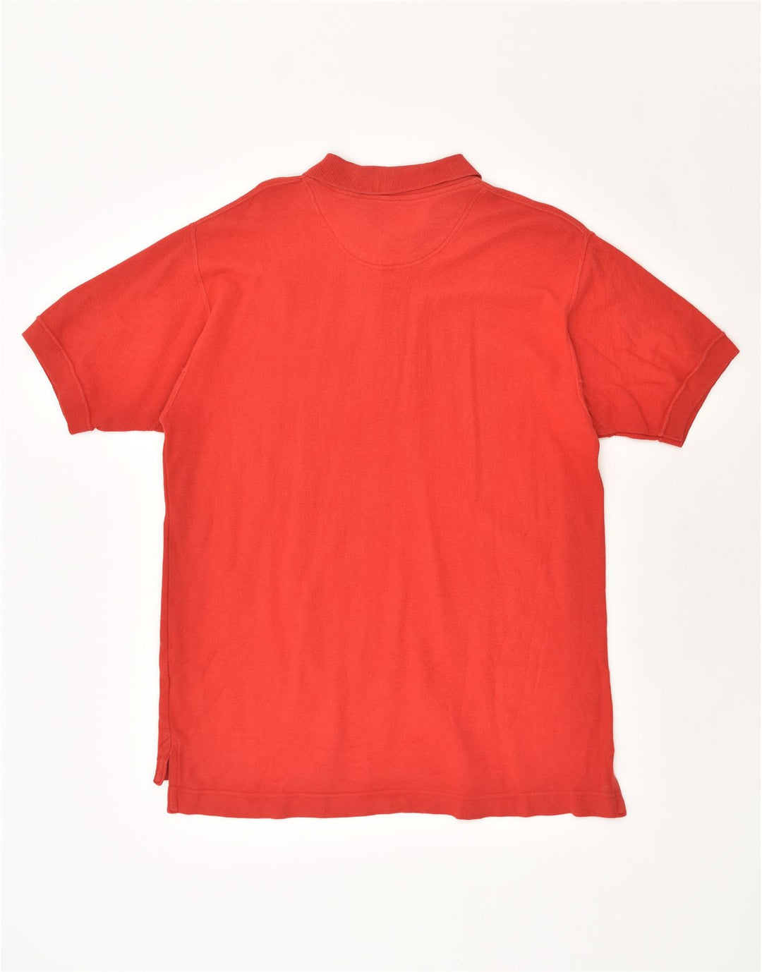 TIMBERLAND Mens Weathergear Polo Shirt Medium Red Cotton Vintage Timberland and Second-Hand Timberland from Messina Hembry 
