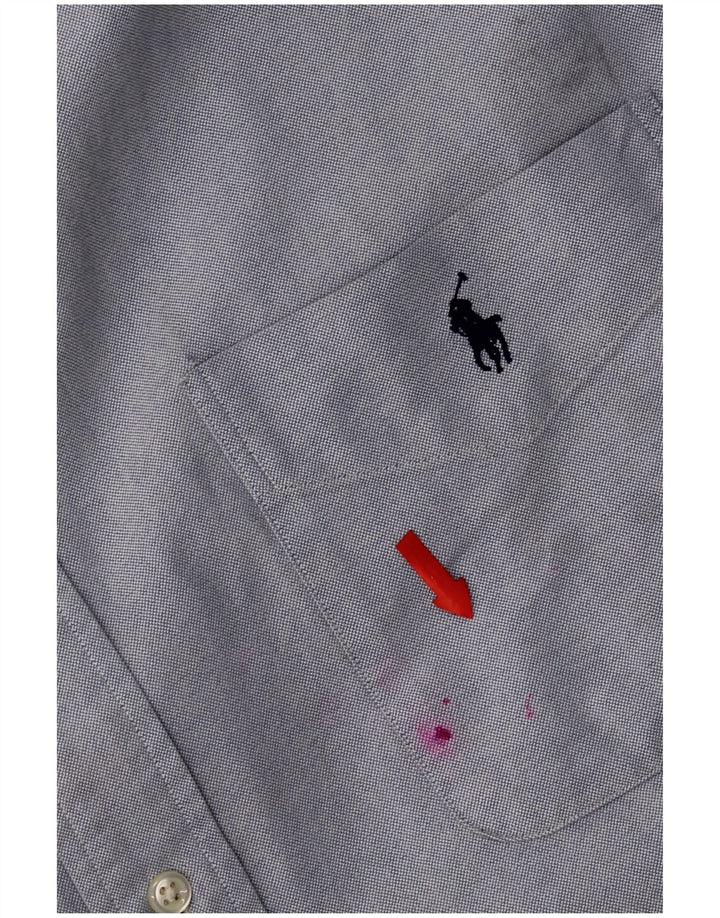 Ralph Lauren Herre Big & Tall skjorte XL blå bomuld